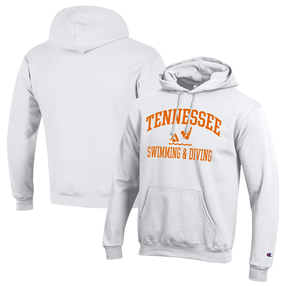 Men's Champion Tennessee Volunteers Swim & Dive Icon Powerblend Pullover Hoodie