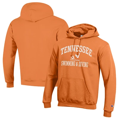 Men's Champion Tennessee Volunteers Swim & Dive Icon Powerblend Pullover Hoodie