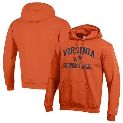 Men's Champion Virginia Cavaliers Swim & Dive Icon Powerblend Pullover Hoodie