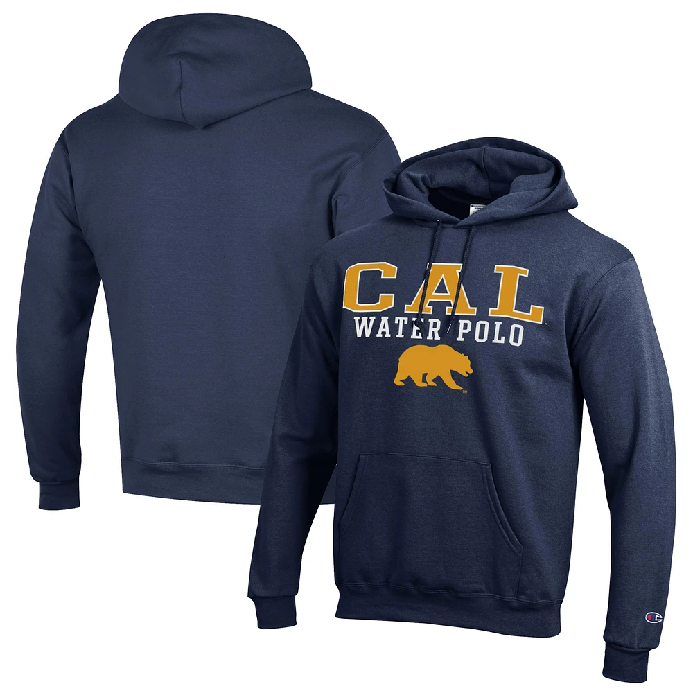 Men's Champion Navy Cal Bears Powerblend Pullover Hoodie