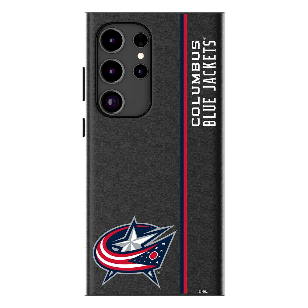 Keyscaper Black Columbus Blue Jackets Galaxy Magnetic Bump Case