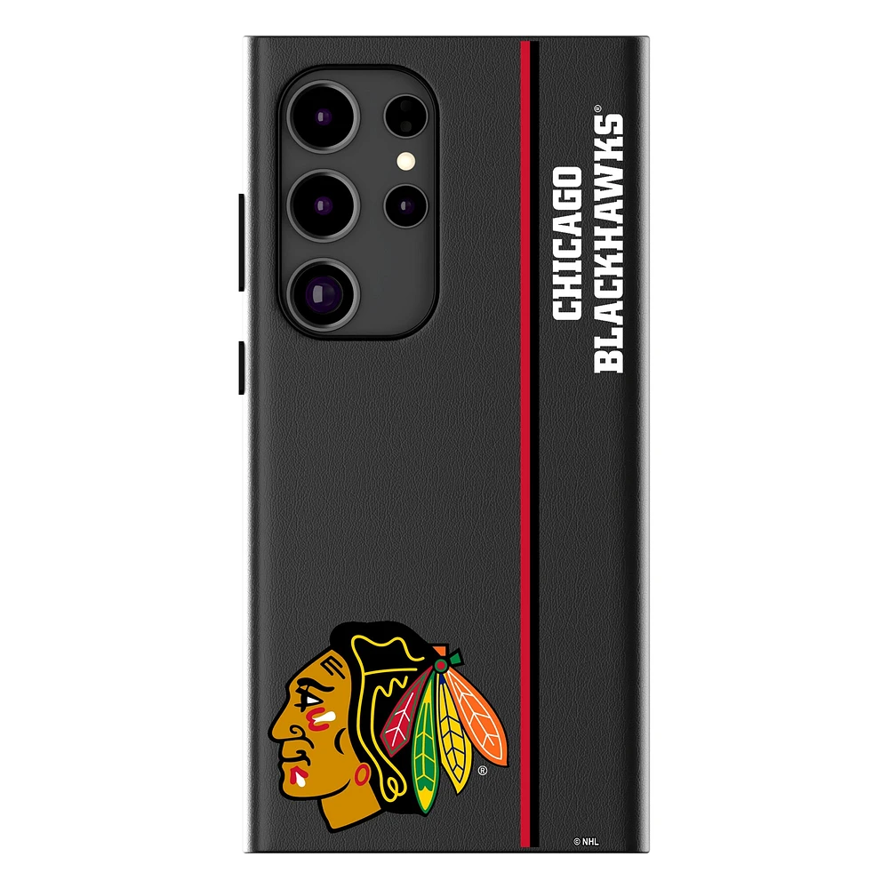 Keyscaper Black Chicago Blackhawks Galaxy Magnetic Bump Case