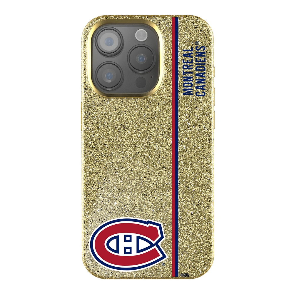 Keyscaper Gold Montreal Canadiens Sidebar Bling iPhone Case