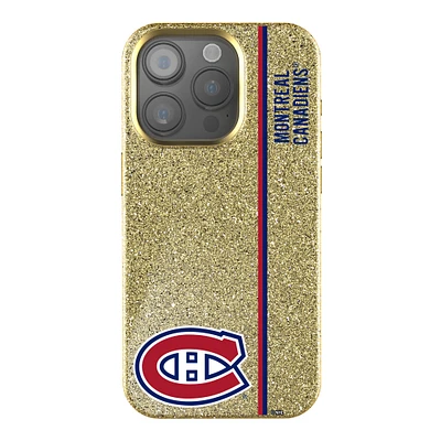 Keyscaper Gold Montreal Canadiens Sidebar Bling iPhone Case