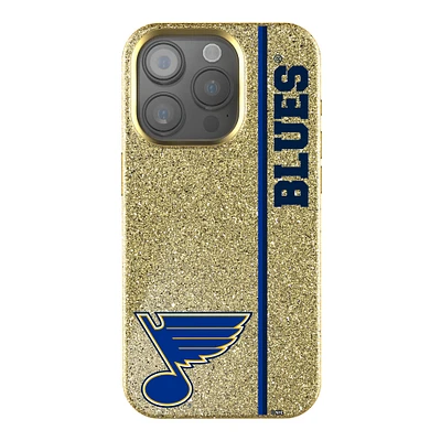 Keyscaper Gold St. Louis Blues Sidebar Bling iPhone Case