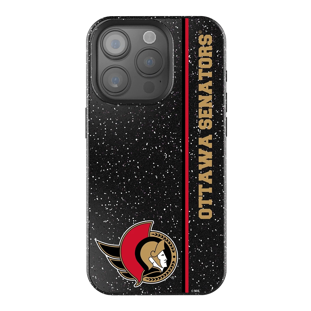 Keyscaper Black Ottawa Senators Sidebar Bling iPhone Case