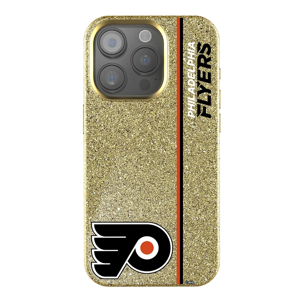 Keyscaper Gold Philadelphia Flyers Sidebar Bling iPhone Case