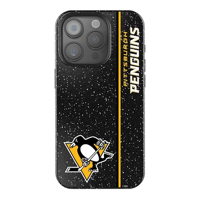 Keyscaper Black Pittsburgh Penguins Sidebar Bling iPhone Case