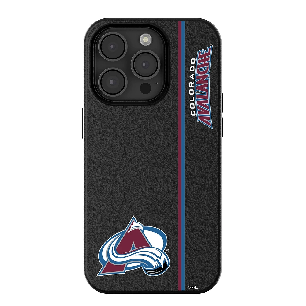 Keyscaper Black Colorado Avalanche Sidebar Magnetic iPhone Case