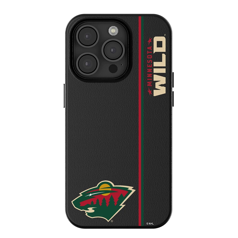 Keyscaper Black Minnesota Wild Sidebar Magnetic iPhone Case