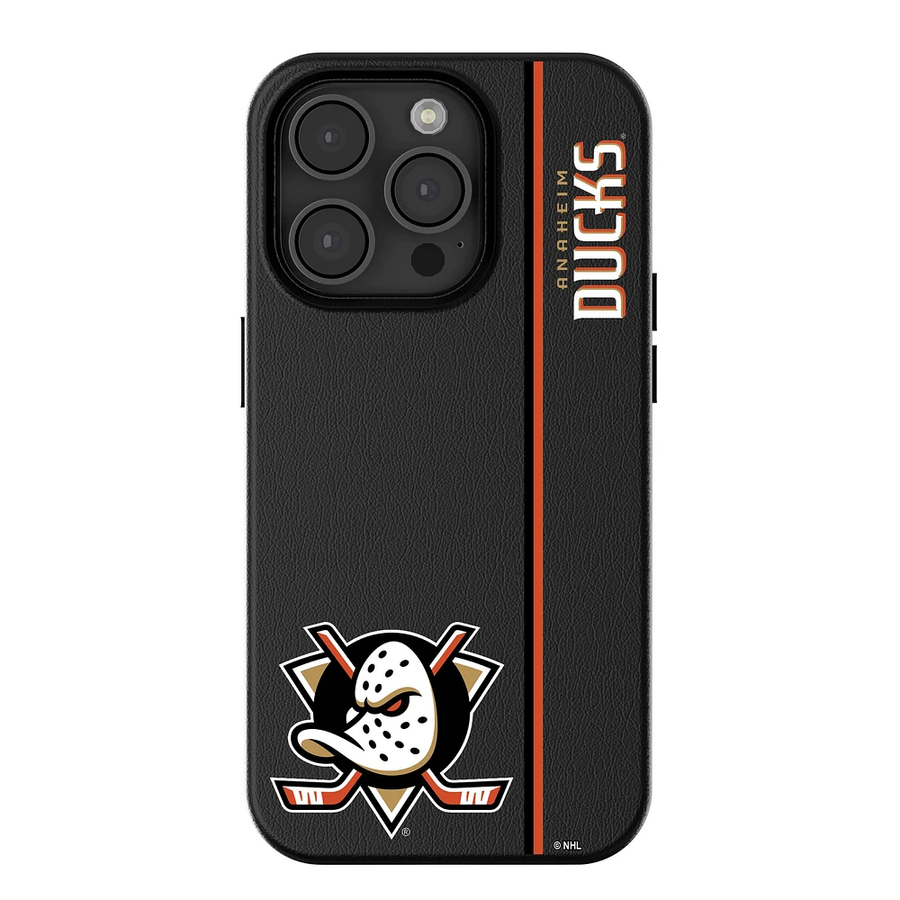 Keyscaper Black Anaheim Ducks Sidebar Magnetic iPhone Case