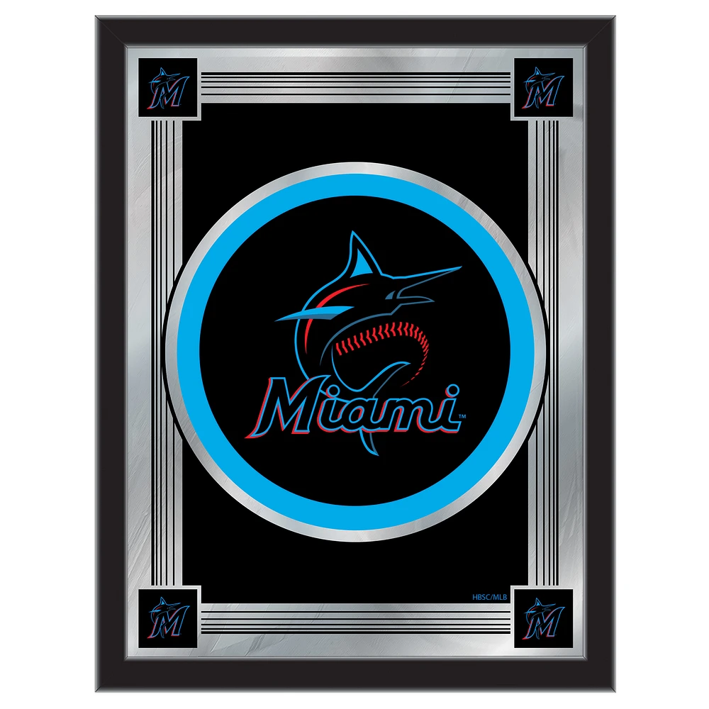 Miami Marlins 17" x 22" Logo Wall Mirror