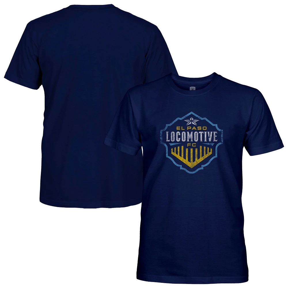 Men's 1863FC Navy El Paso Locomotive FC Color Badge T-Shirt