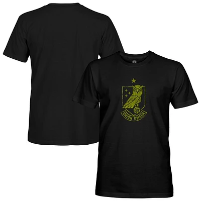 Men's 1863FC Black Union Omaha Mono Badge T-Shirt