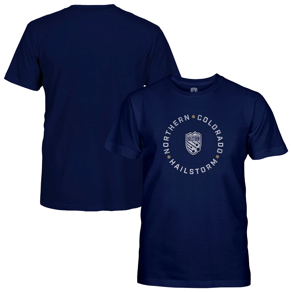Youth 1863FC Navy Northern Colorado Hailstorm FC Roundabout T-Shirt