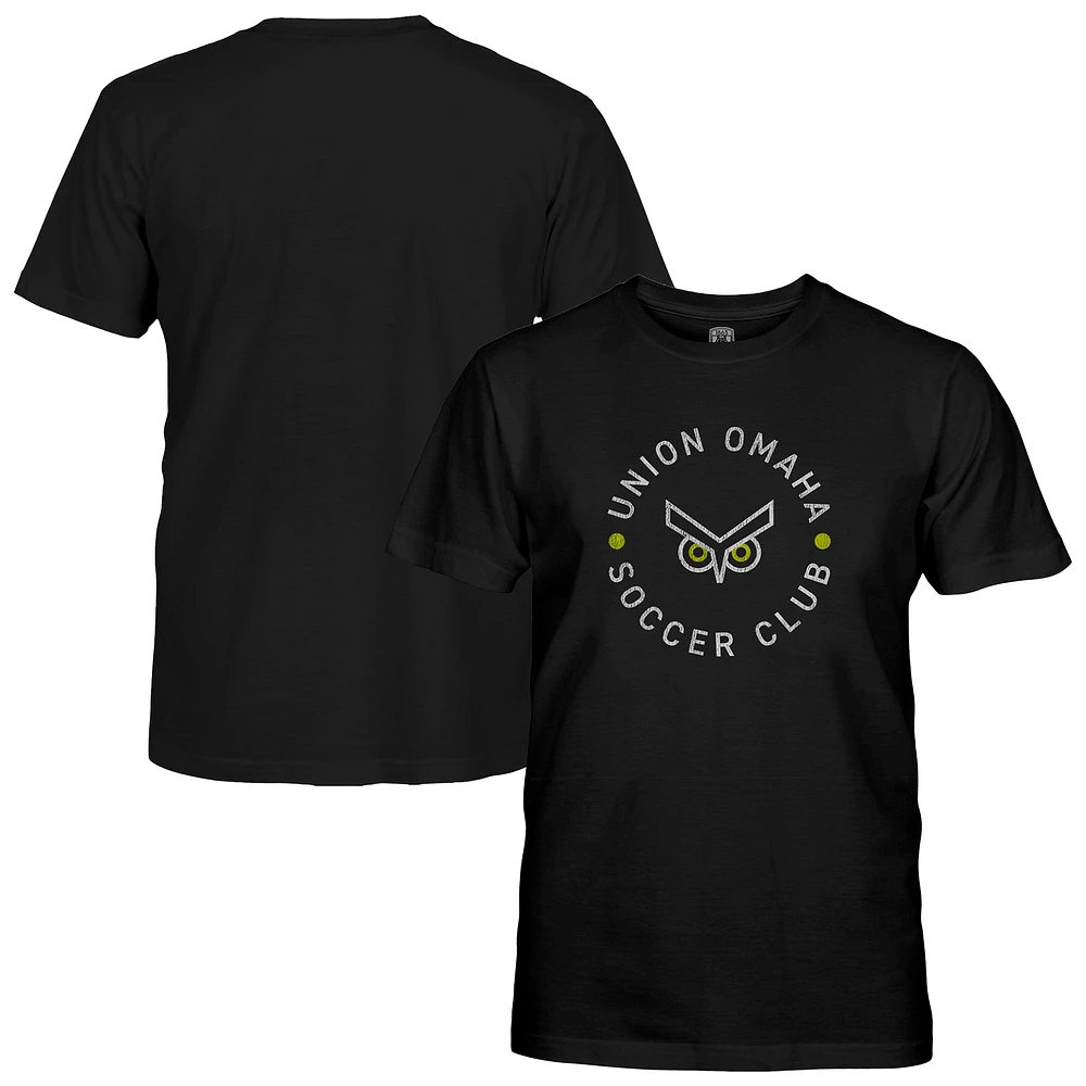 Youth 1863FC Black Union Omaha Roundabout T-Shirt