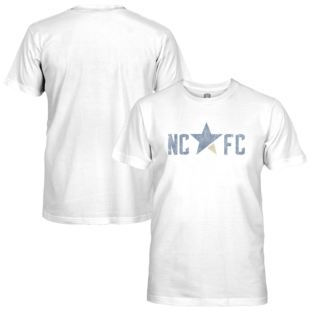 Youth 1863FC White North Carolina FC Wordmark T-Shirt