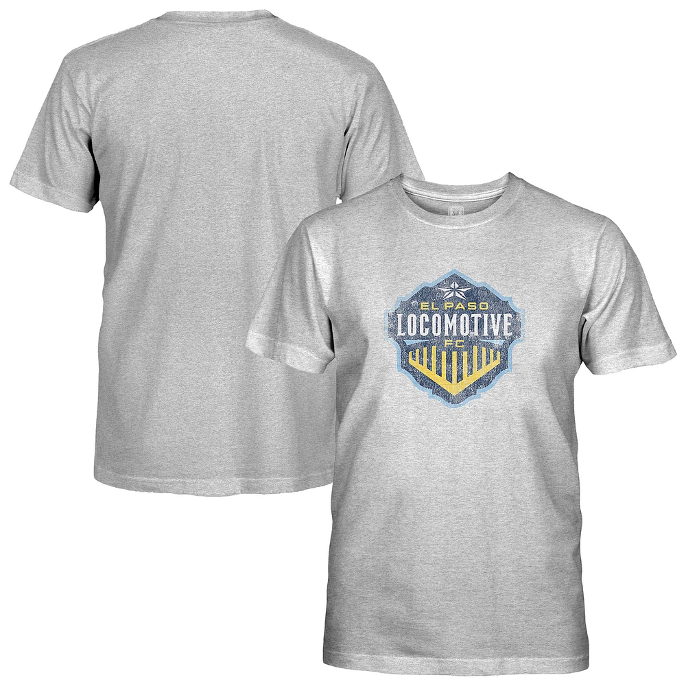 Youth 1863FC Heather Gray El Paso Locomotive FC Color Badge T-Shirt
