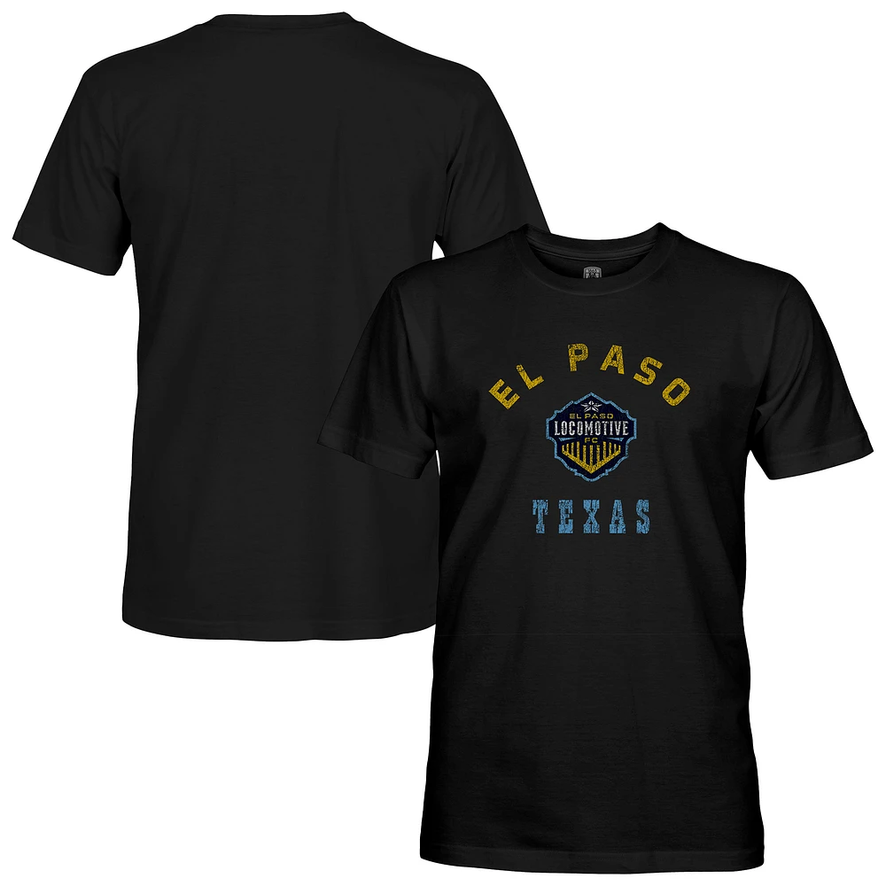 Men's 1863FC Black El Paso Locomotive FC Established Location T-Shirt