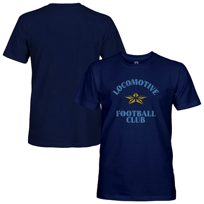 Men's 1863FC Navy El Paso Locomotive FC Wordmark T-Shirt