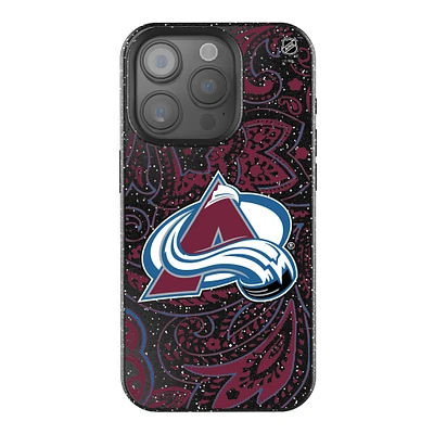 Keyscaper Black Colorado Avalanche Paisley Bling iPhone Case