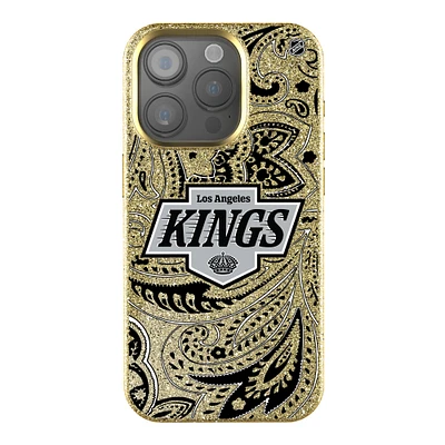 Keyscaper Gold Los Angeles Kings Paisley Bling iPhone Case