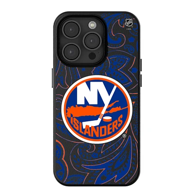 Keyscaper Black New York Islanders Paisley iPhone Magnetic Bump Case