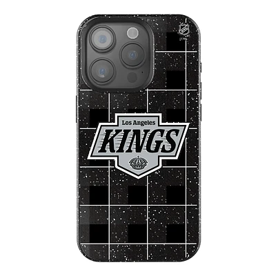 Keyscaper Los Angeles Kings Plaid Bling iPhone Case
