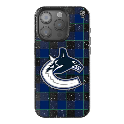 Keyscaper Vancouver Canucks Plaid Bling iPhone Case