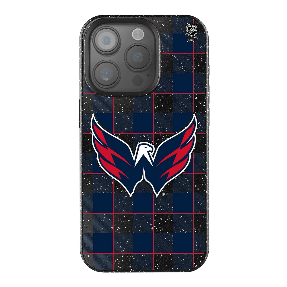 Keyscaper Washington Capitals Plaid Bling iPhone Case