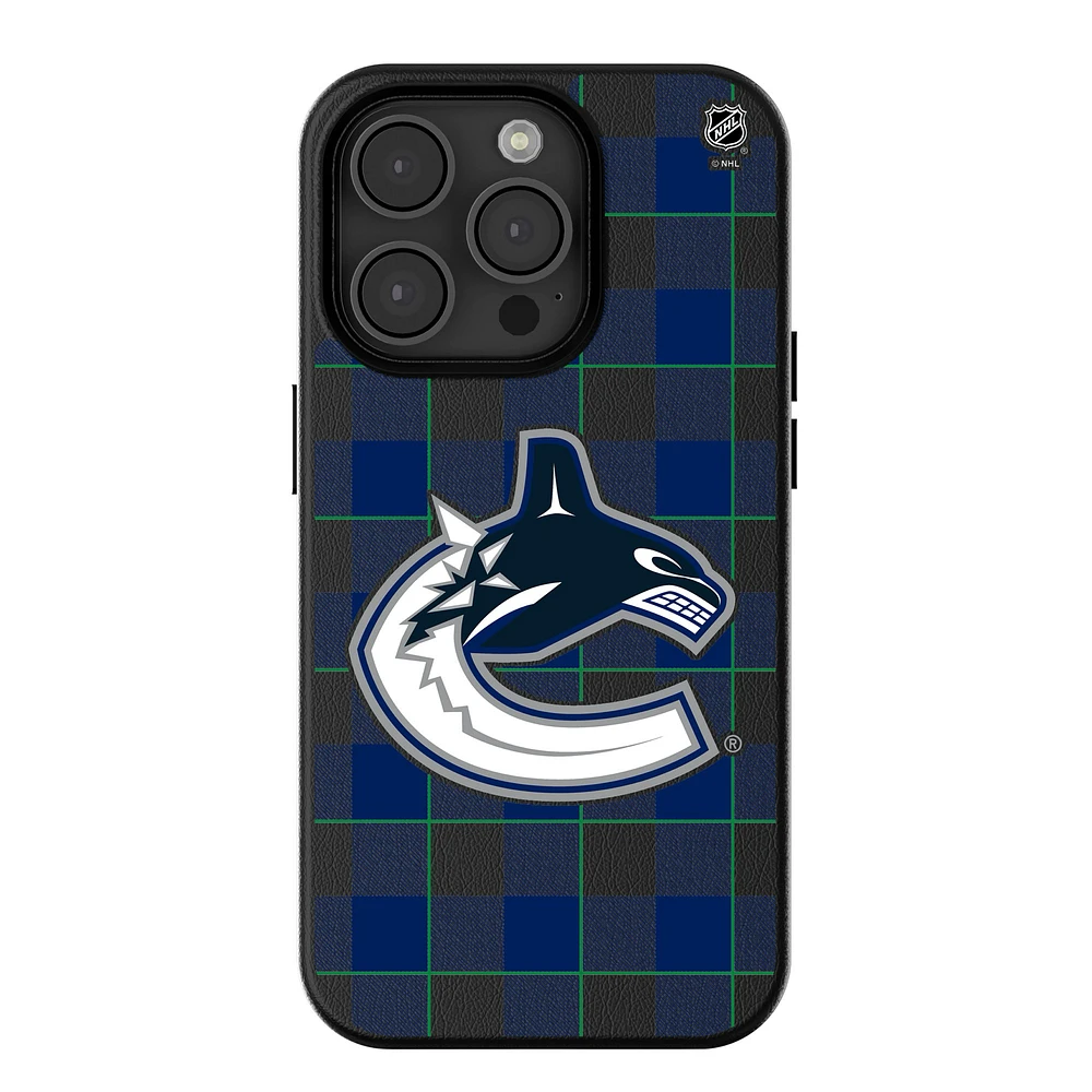 Keyscaper Vancouver Canucks Plaid iPhone Magnetic Bump Case