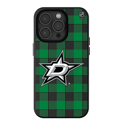 Keyscaper Dallas Stars Plaid iPhone Magnetic Bump Case