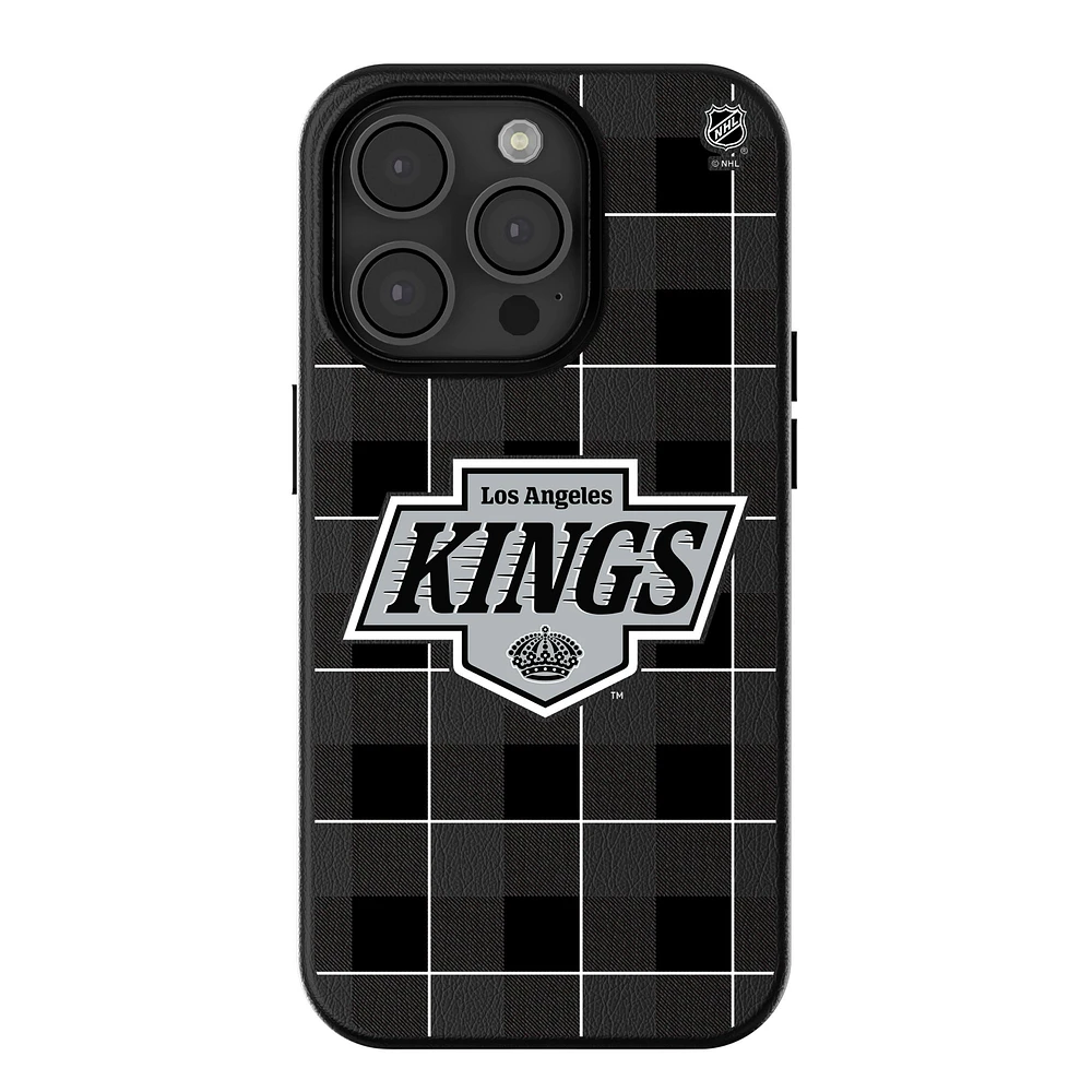 Keyscaper Los Angeles Kings Plaid iPhone Magnetic Bump Case