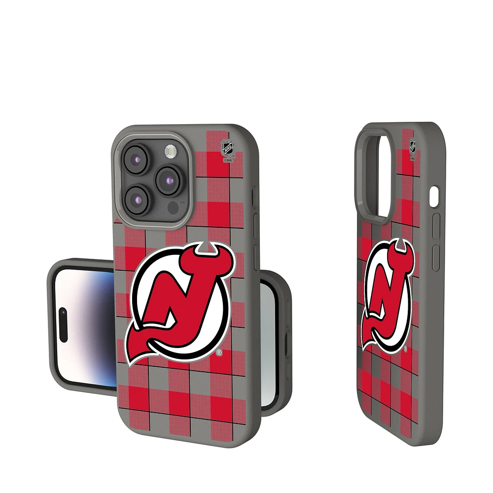 Keyscaper New Jersey Devils Plaid Soft Touch iPhone Case