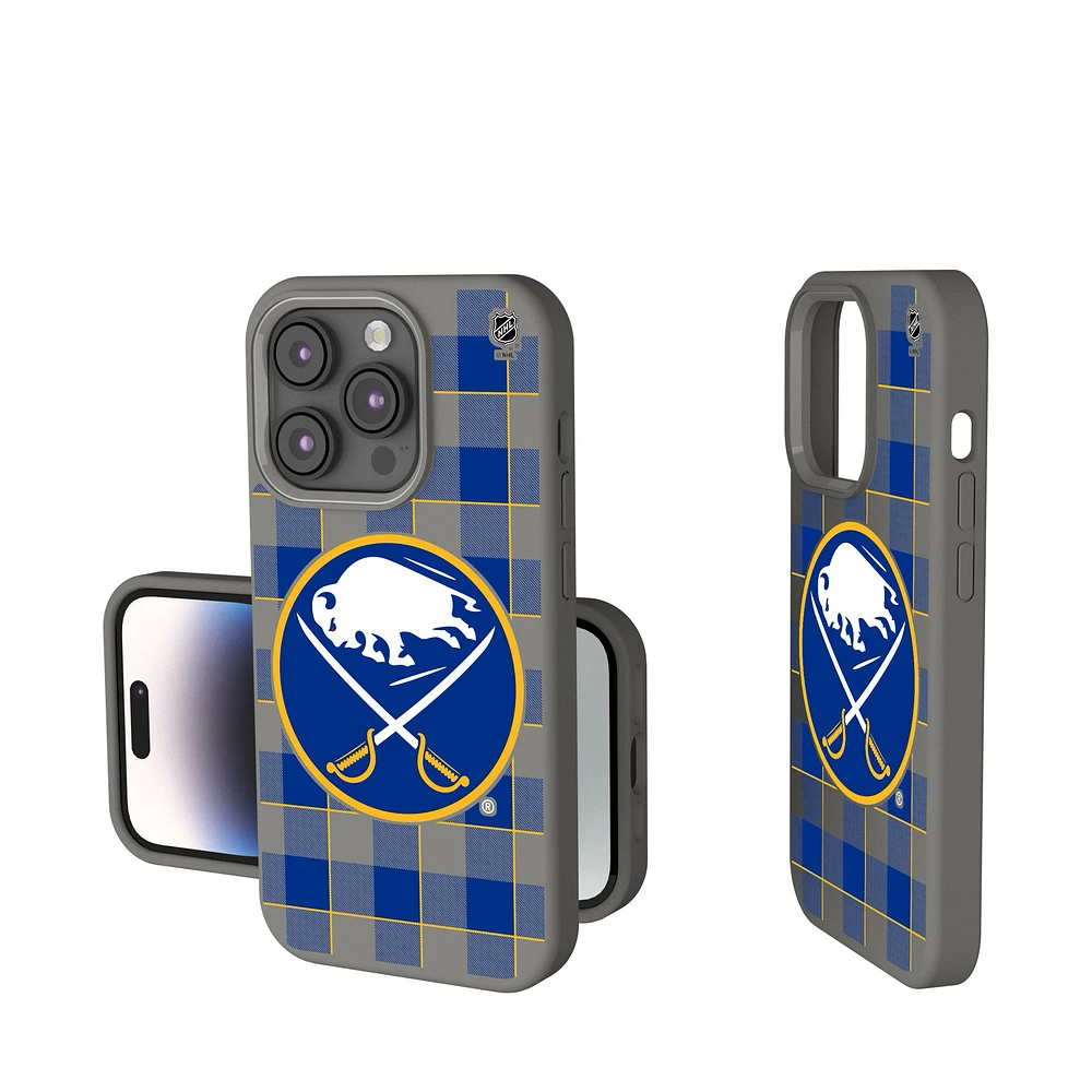 Keyscaper Buffalo Sabres Plaid Soft Touch iPhone Case