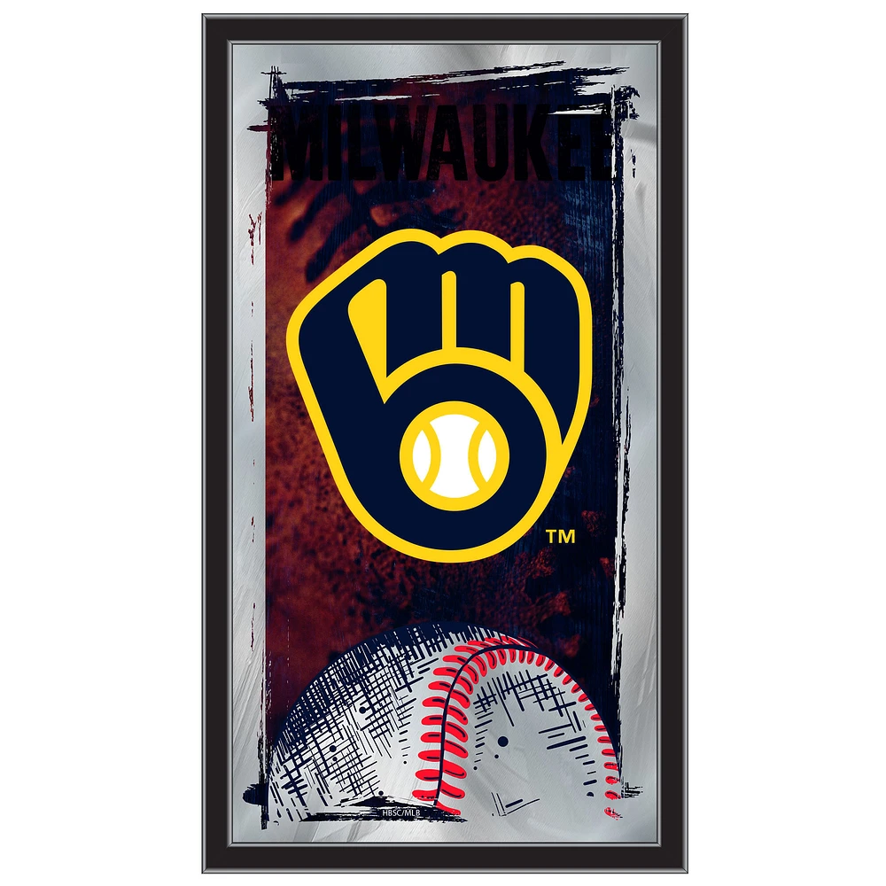 Milwaukee Brewers 15" x 26" Wall Mirror