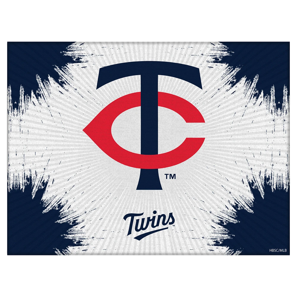 Minnesota Twins 15" x 20" Splash Canvas Wall Art