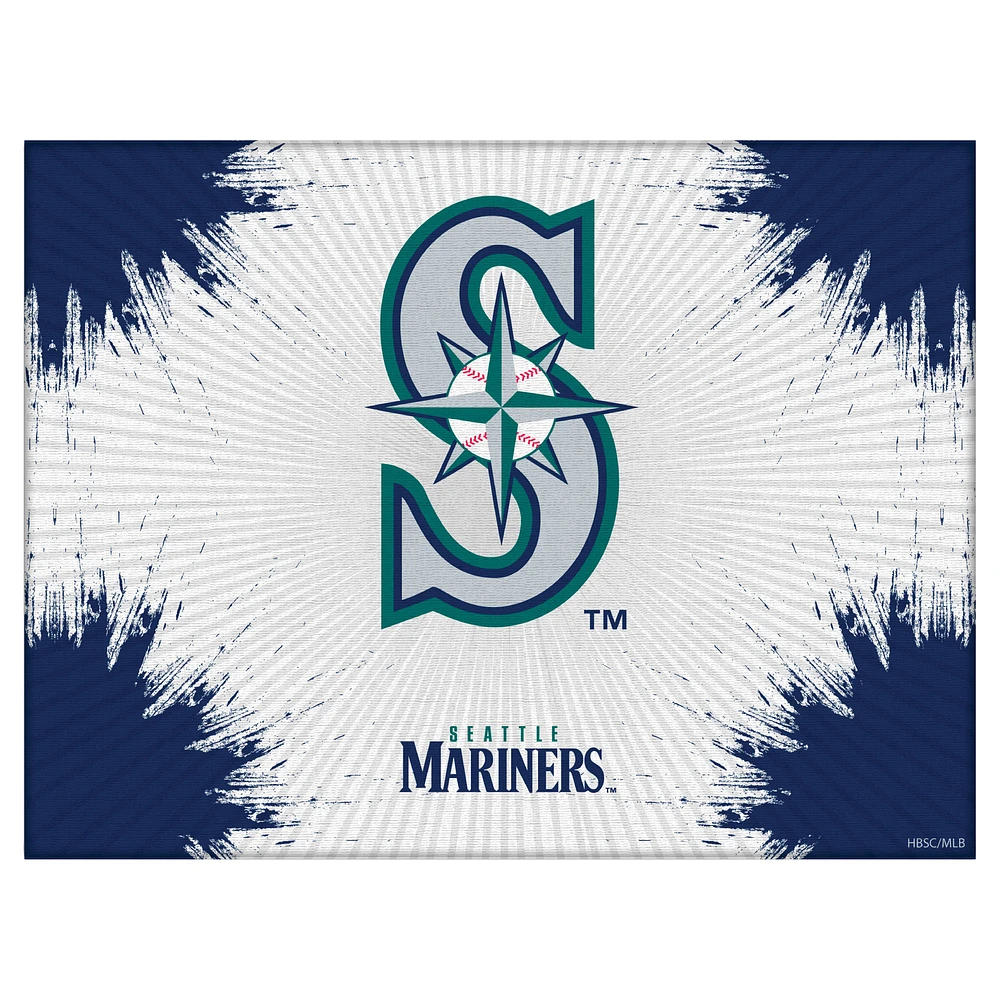 Seattle Mariners 15" x 20" Splash Canvas Wall Art