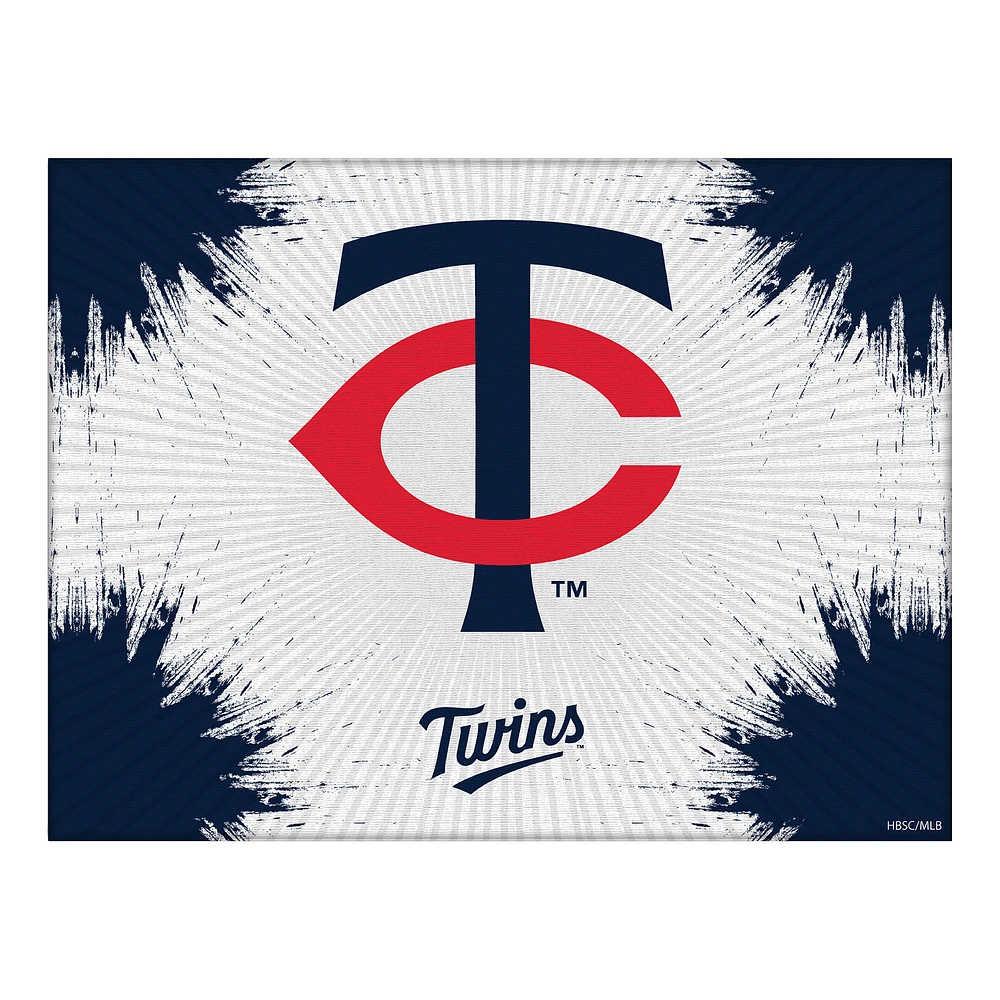 Minnesota Twins 24" x 32" Splash Canvas Wall Art