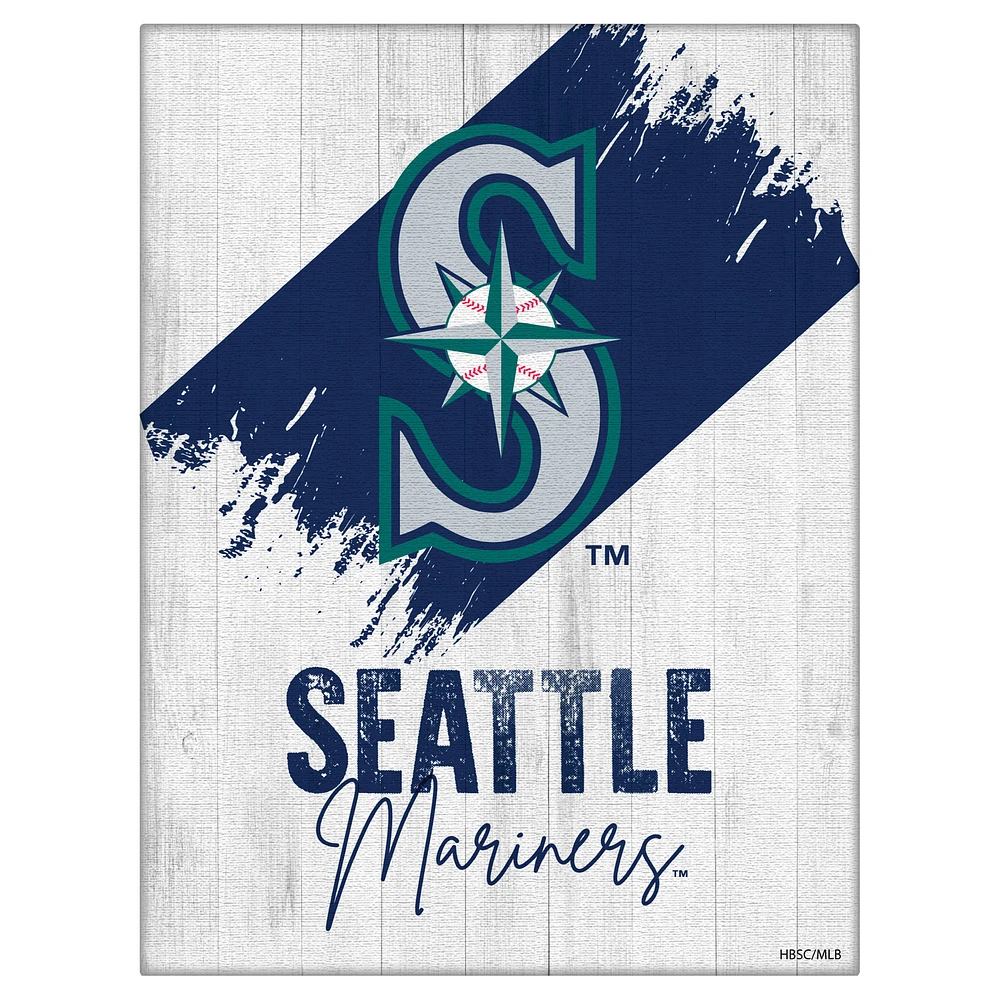 Seattle Mariners 15" x 20" Team Canvas Wall Art