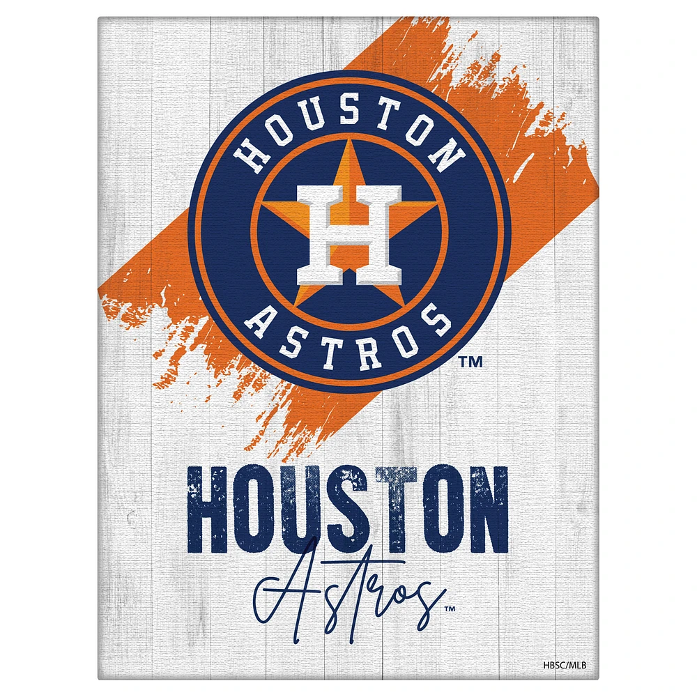 Houston Astros 15" x 20" Team Canvas Wall Art