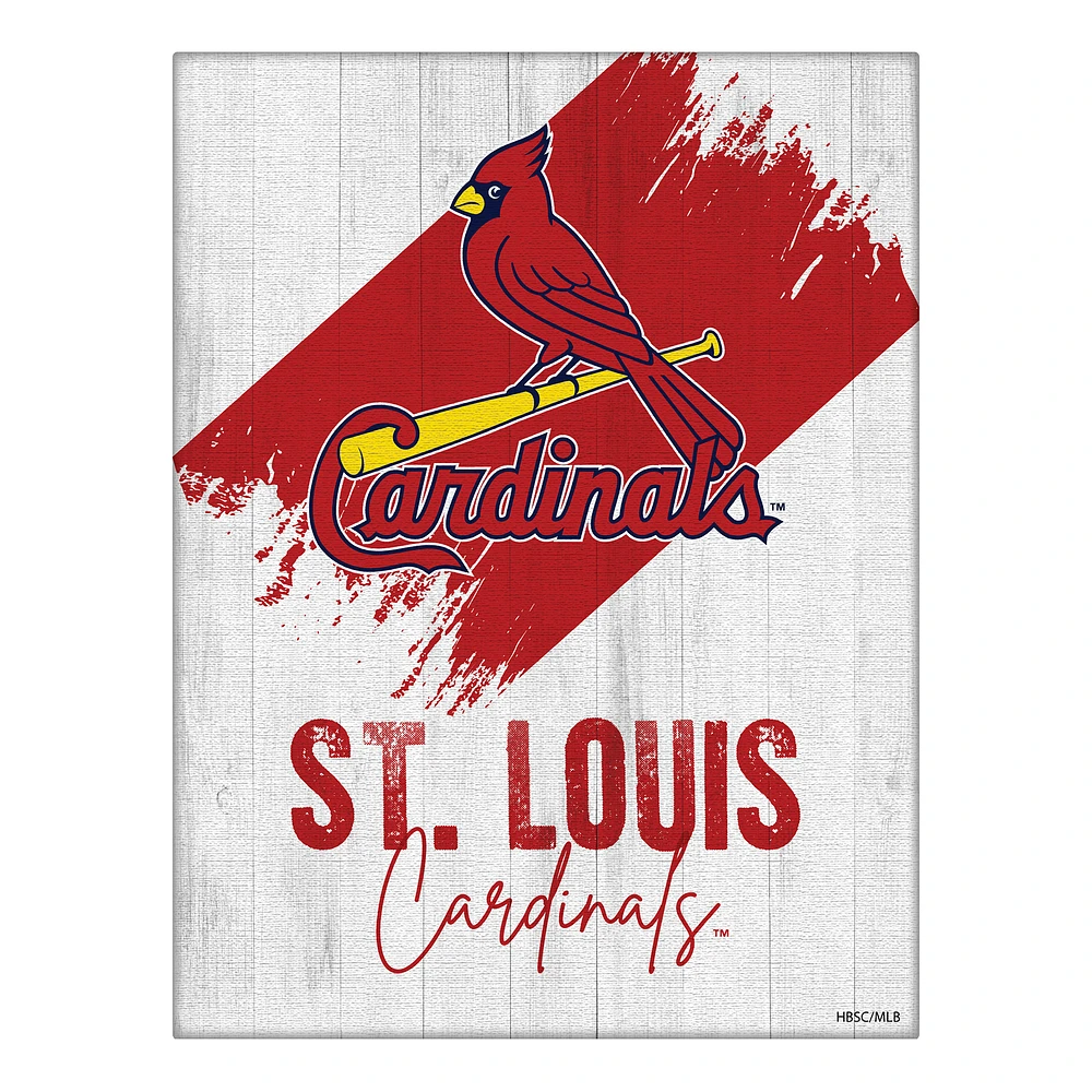 St. Louis Cardinals 24" x 32" Team Canvas Wall Art