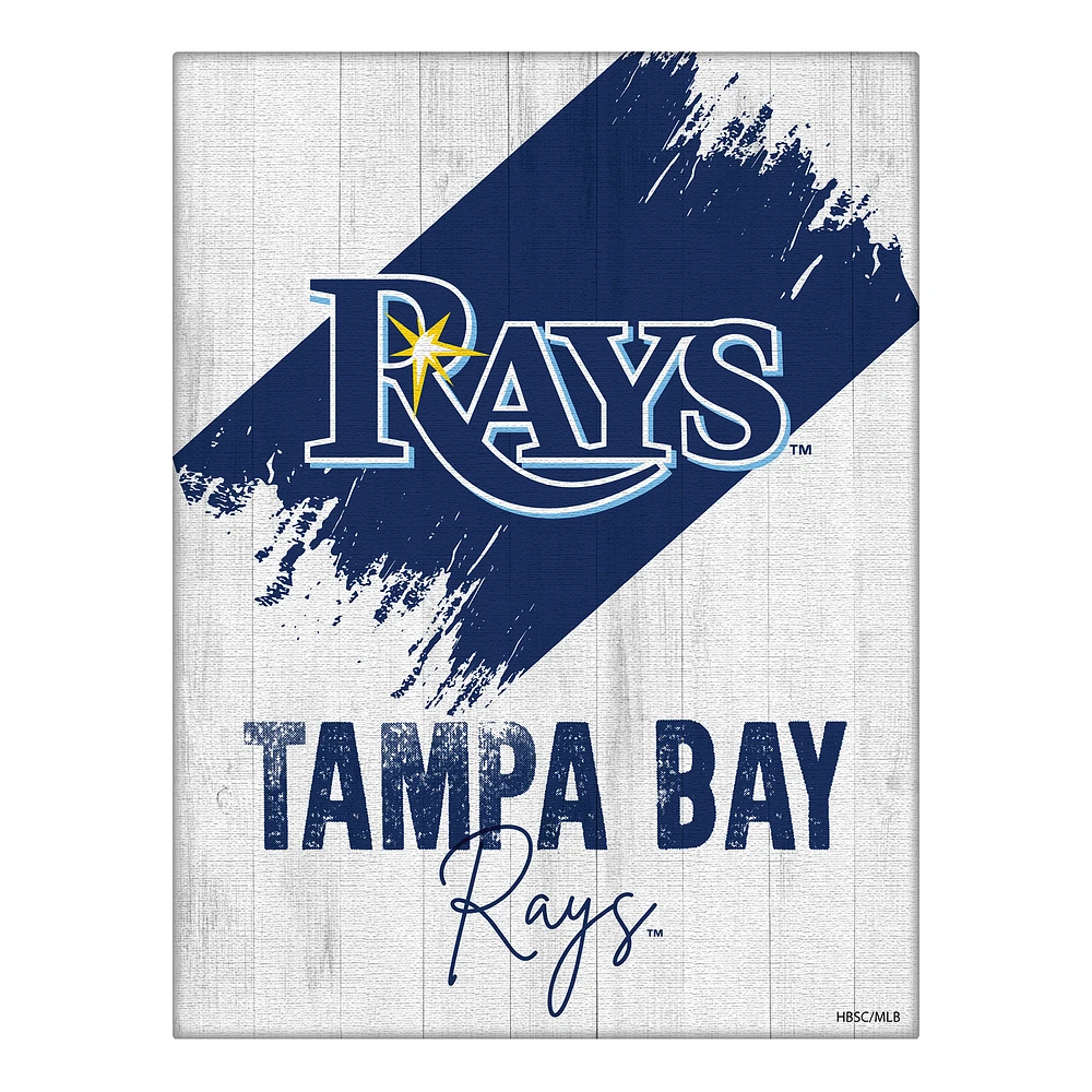 Tampa Bay Rays 24" x 32" Team Canvas Wall Art