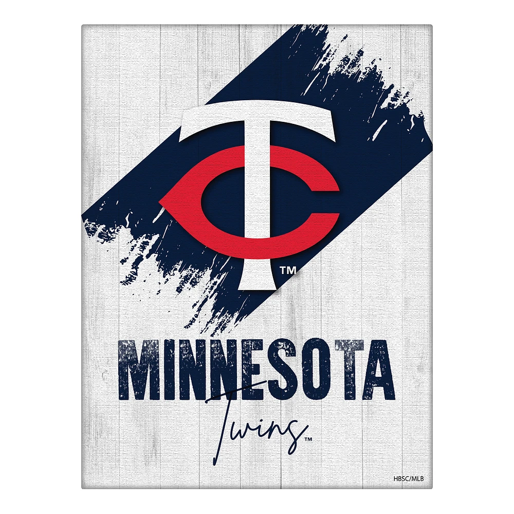 Minnesota Twins 24" x 32" Team Canvas Wall Art