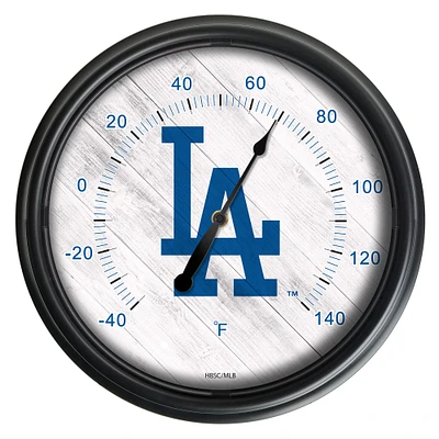 Black Los Angeles Dodgers Indoor/Outdoor LED Thermometer