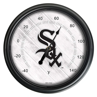 Black Chicago White Sox Indoor/Outdoor LED Thermometer