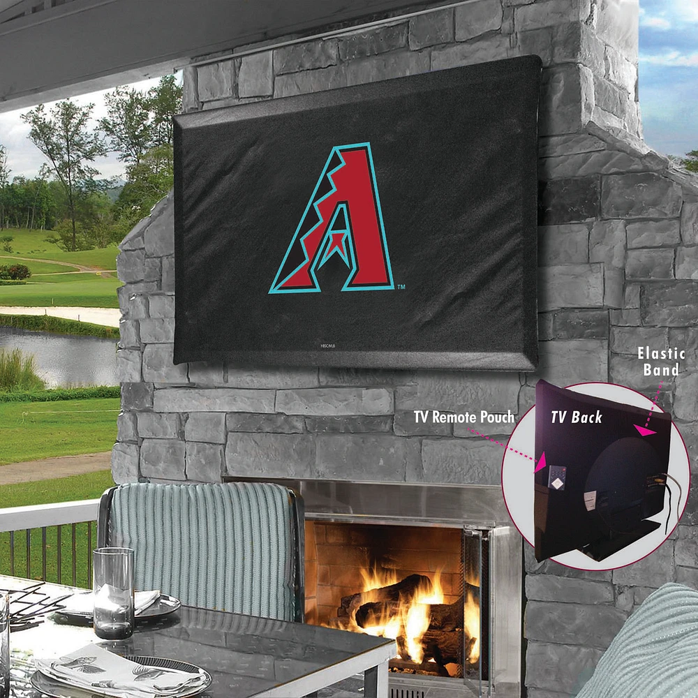 Black Arizona Diamondbacks 46" x 28" TV Cover