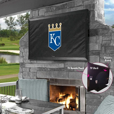 Black Kansas City Royals 55" x 31" TV Cover