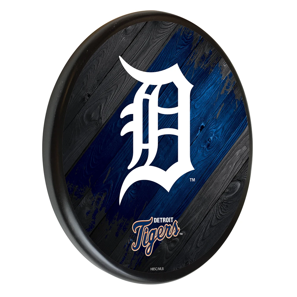 Black Detroit Tigers 13" Team Wood Sign