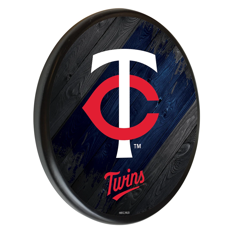 Black Minnesota Twins 13" Team Wood Sign